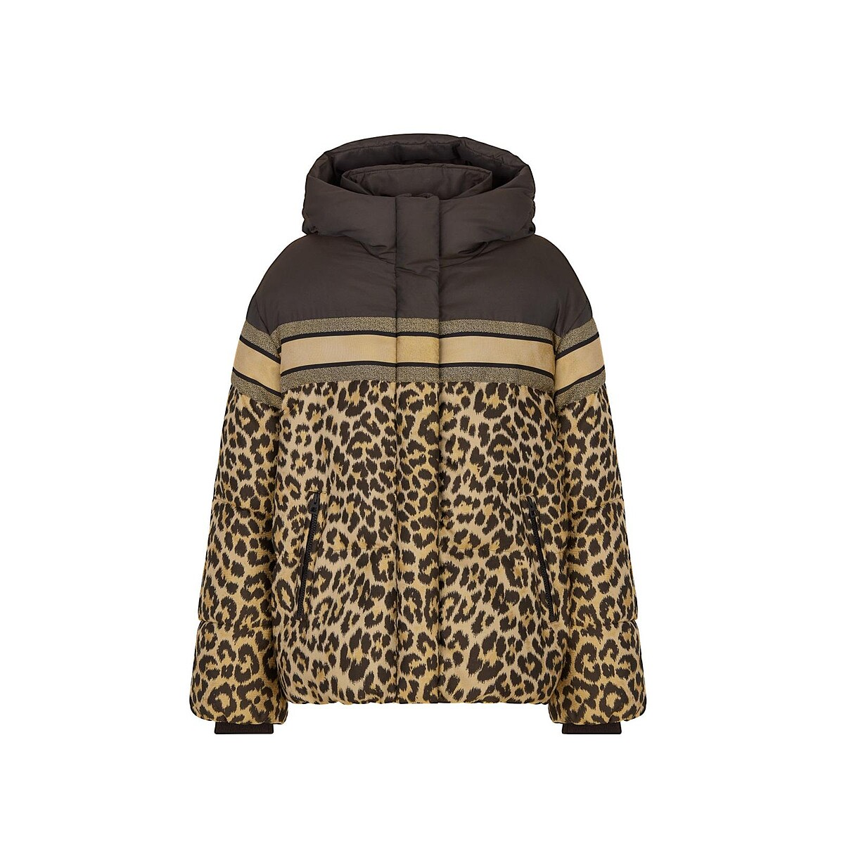 Dior 豹紋羽絨外套，NT170,000。