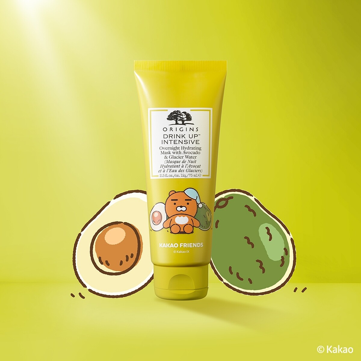 品木宣言X KAKAO FRIENDS一飲而盡深度保濕面膜75ml，NT1,050