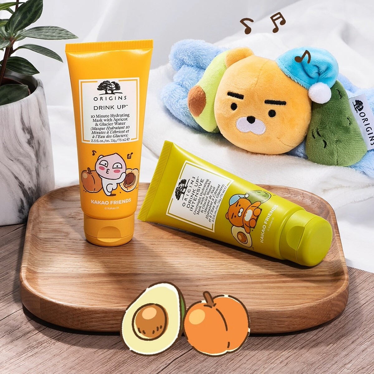 品木宣言X KAKAO FRIENDS萊恩抱頭束髮帶。