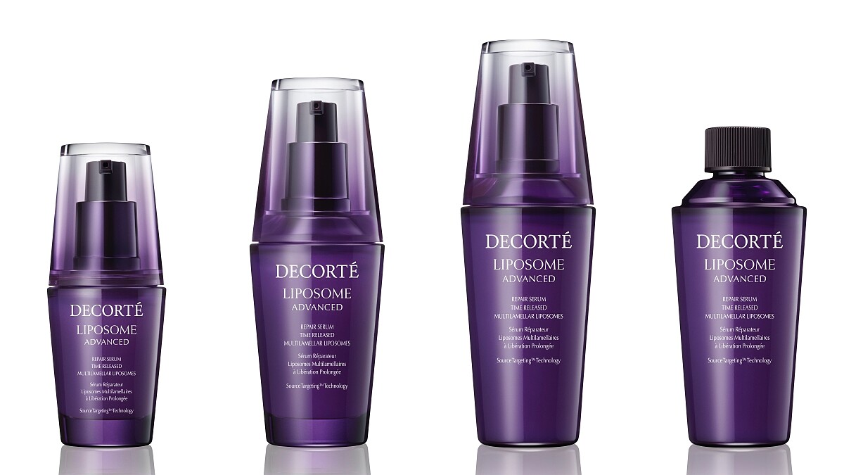 黛珂超微導全能修護精粹30ml，NT2,150、50ml，NT3,200、75ml，NT4,300。還首度推出75ml補充瓶，NT4,200。