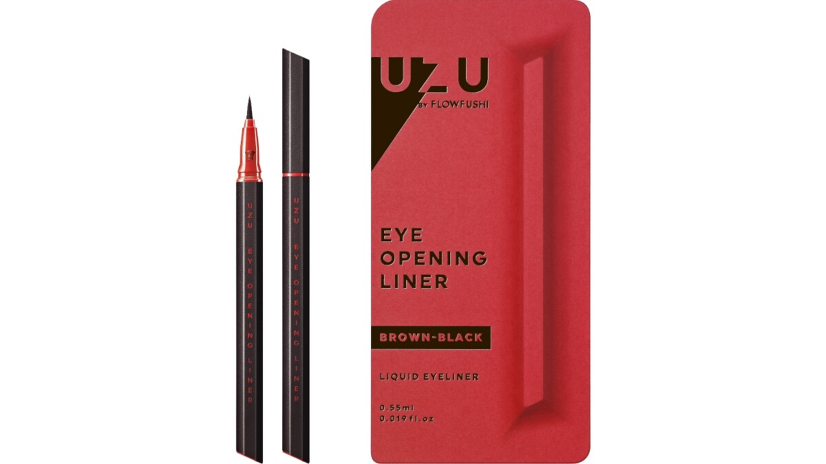 FLOWFUSHI UZU渦大和匠筆眼線液(#黑棕)0.55ml，NT650