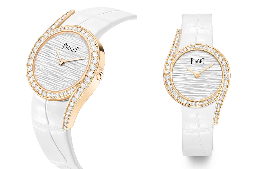 PIAGET Limelight Gala系列18K玫瑰金鑲鑽珠寶腕錶