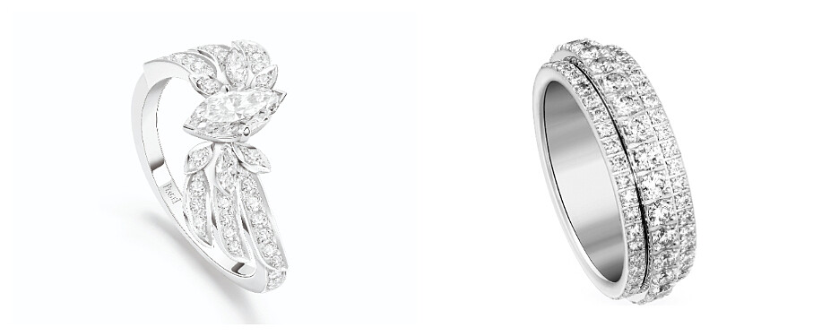 PIAGET Treasures系列18K白金鑽石戒指、PIAGET Possession系列18K白金鑽石戒指