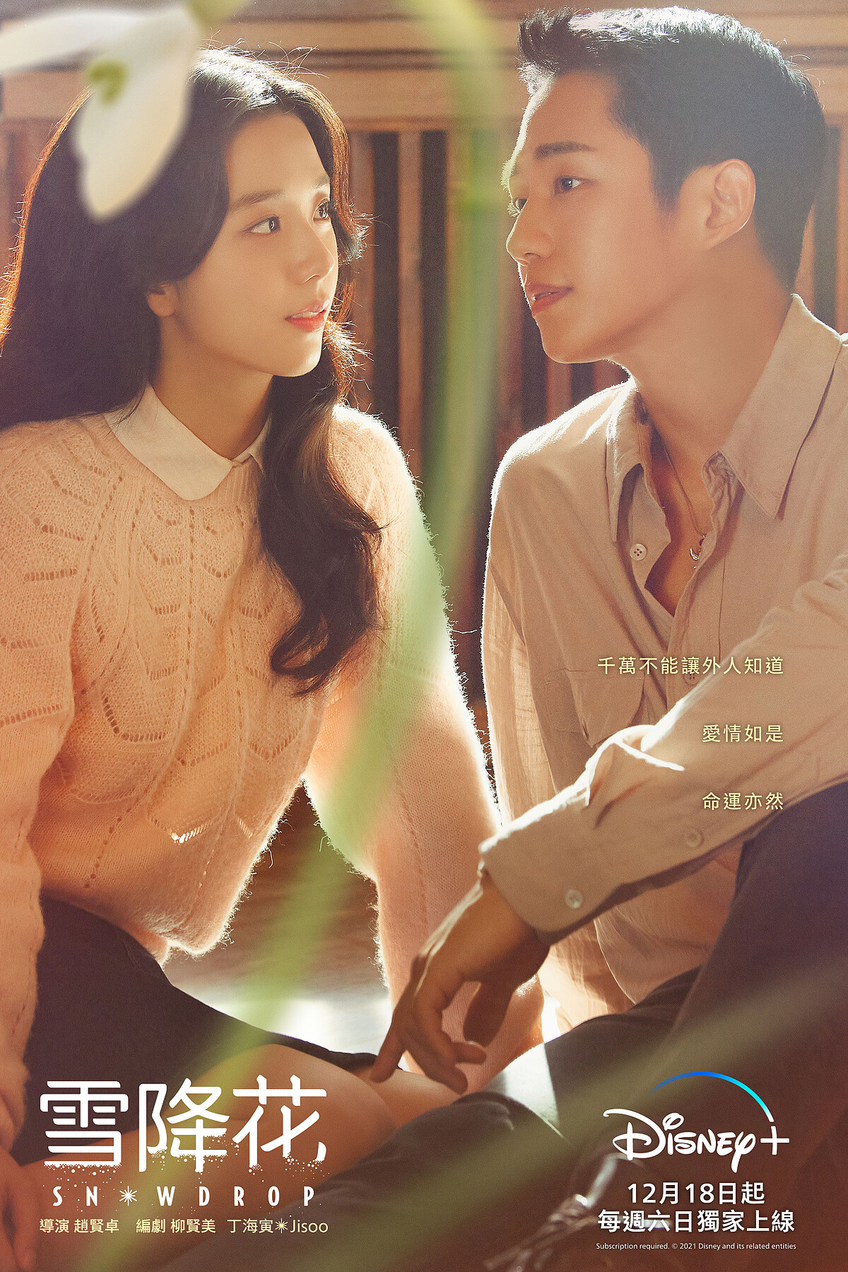 Disney+《雪降花》BLACKPINK Jisoo、丁海寅12月18日開播！