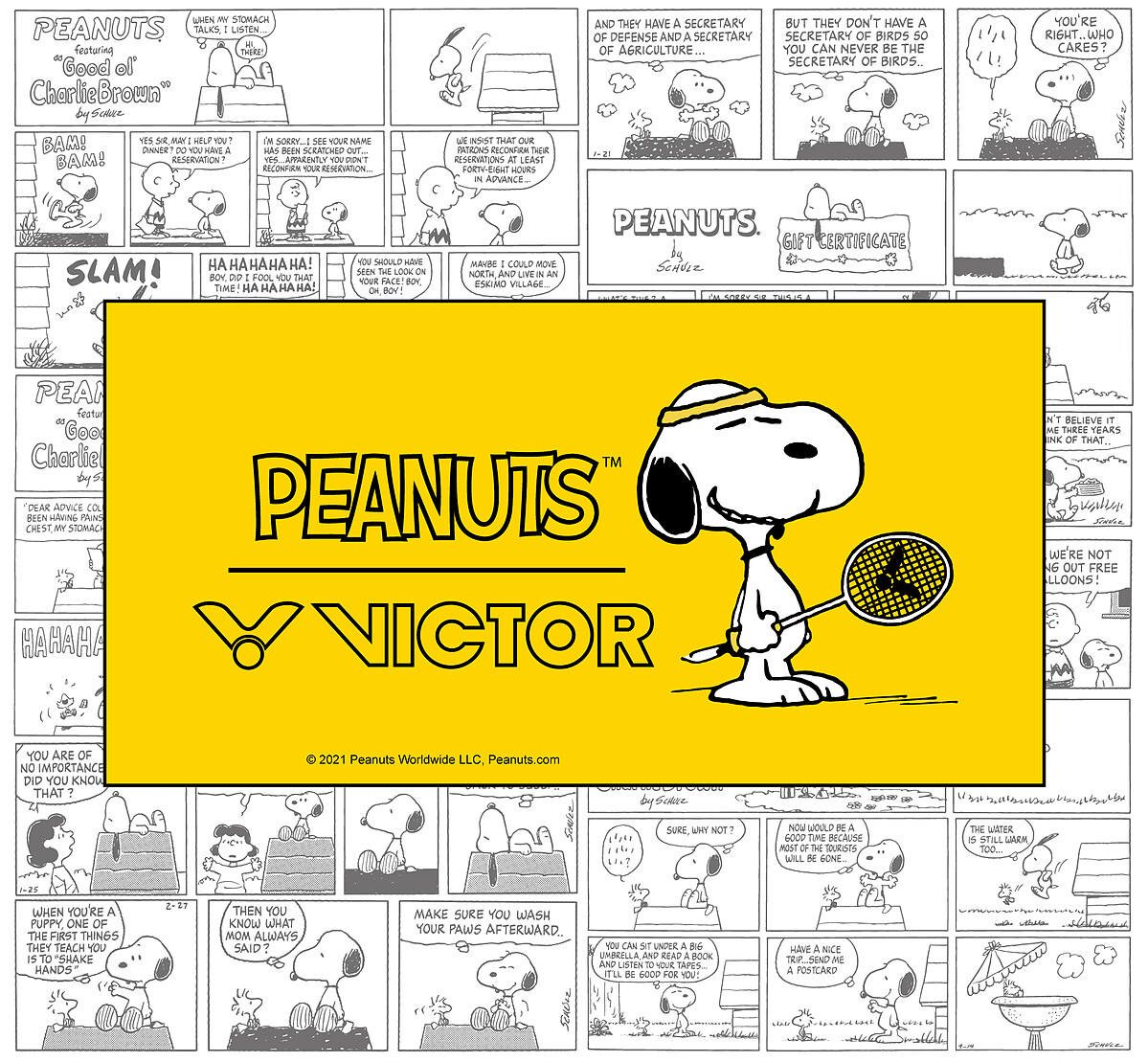 Victor X Peanuts聯名系列