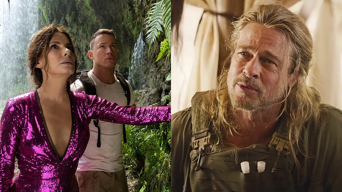 《失落謎城》珊卓布拉克、查寧塔圖全新爆笑組合！爆笑養眼畫面沒在少，布萊德彼特驚喜客串