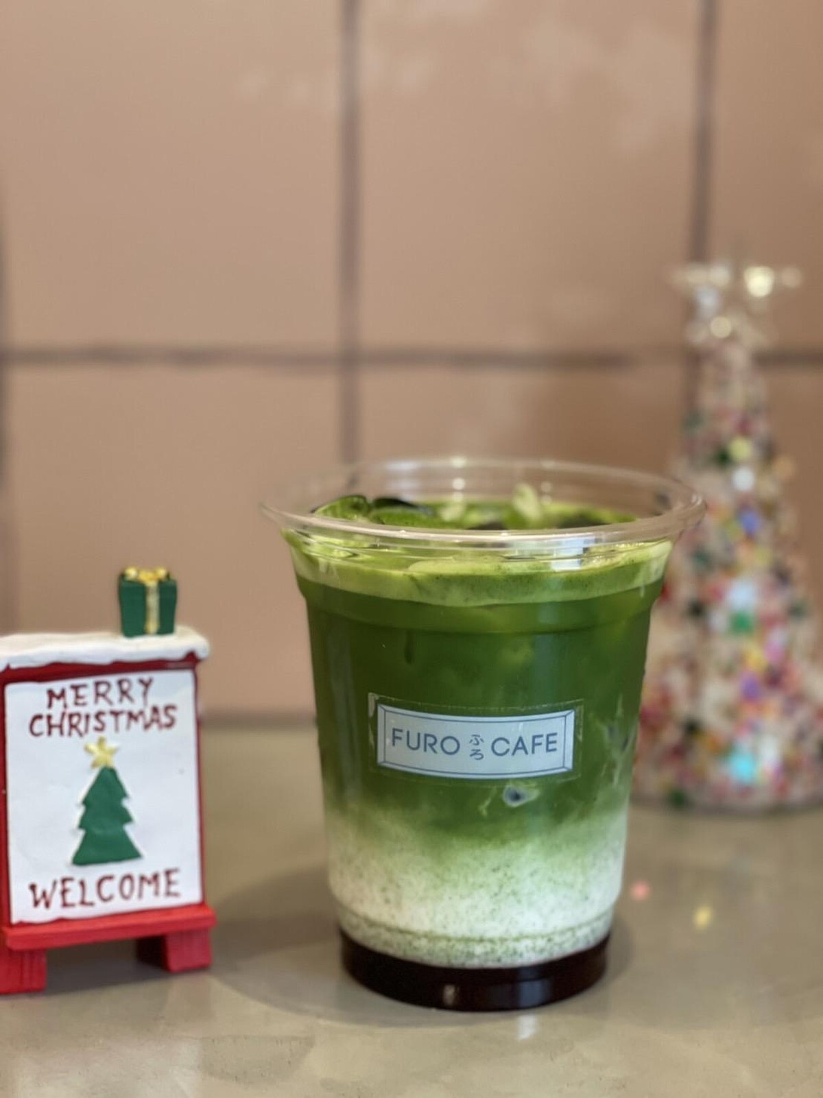 牛乳石鹼X咖啡浴 聯名限定商品－耶誕版抹茶草莓蛋糕