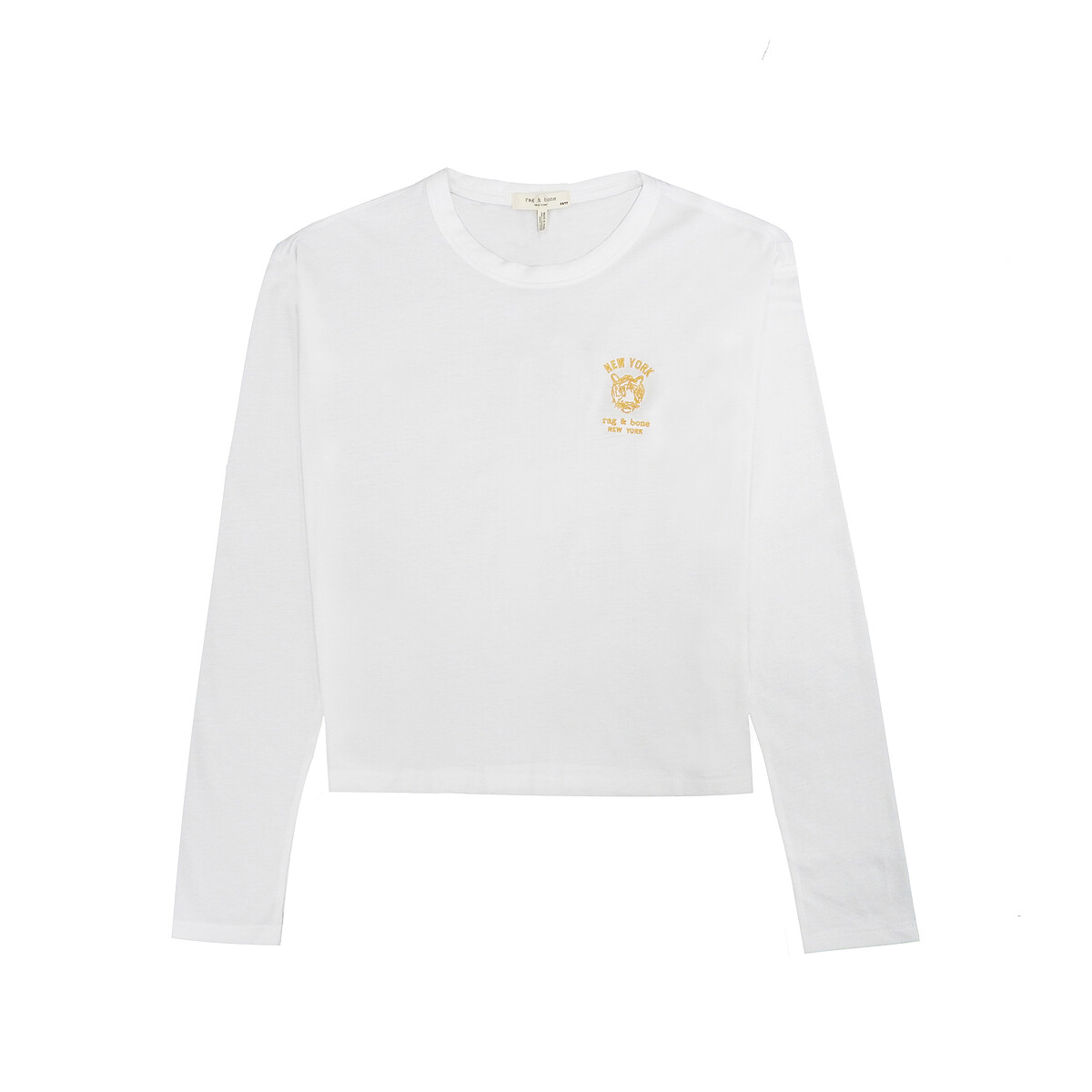 有機棉 New York老虎刺繡長袖上衣，NT$5,500