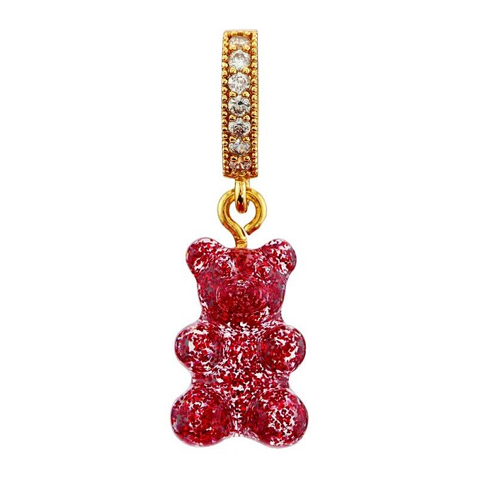 Crystal Haze懷舊小熊墜飾，NT1,980