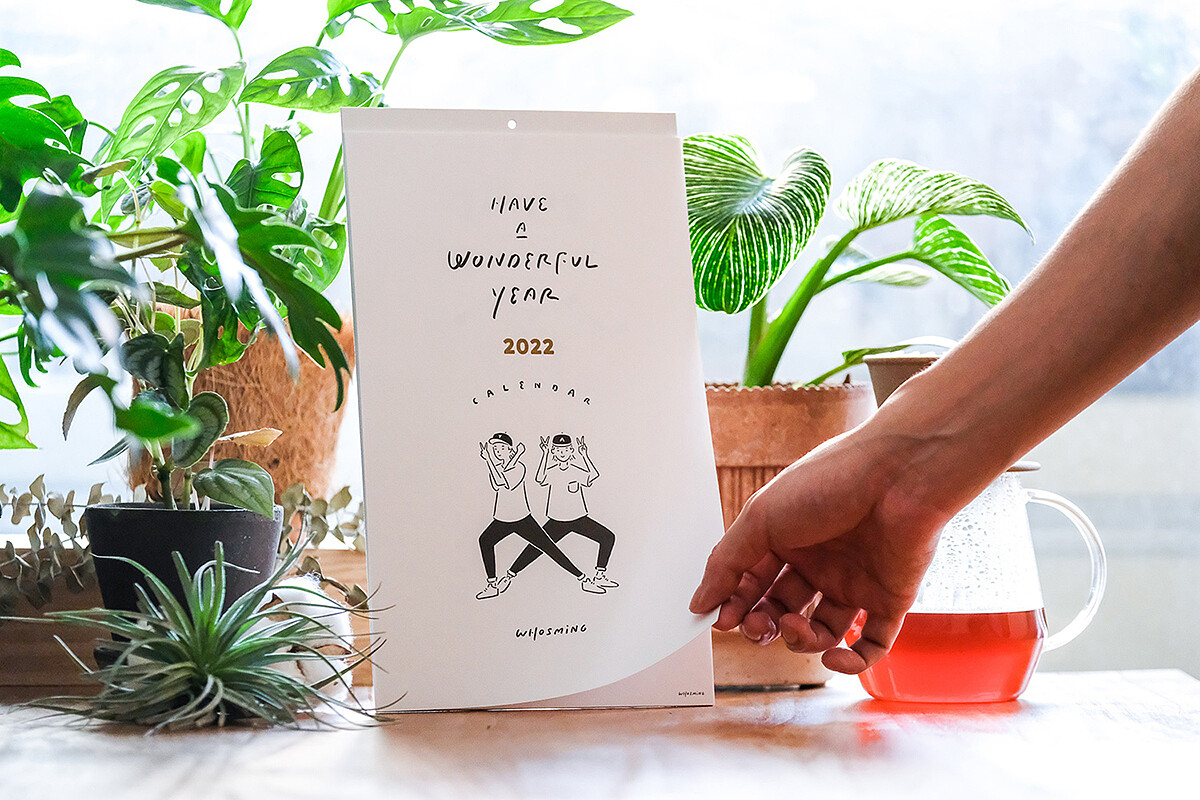 知名插畫家 WHOSMiNG 量身打造聖誕節似顏繪互動。（圖片提供／WHOSMiNG）