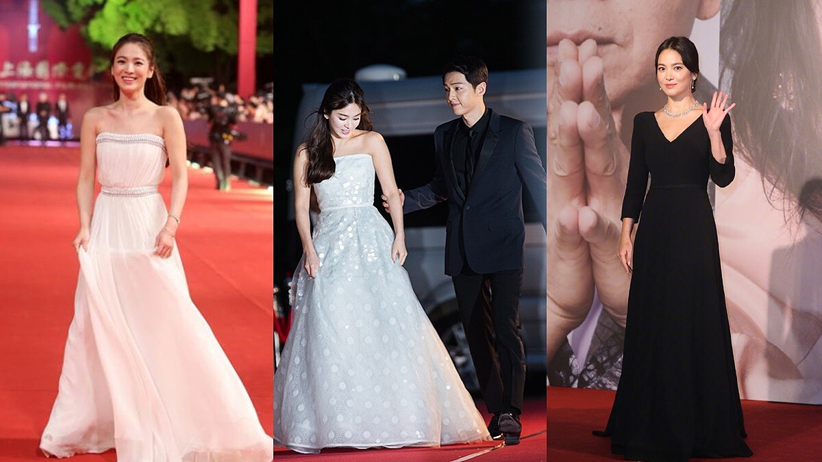 宋慧喬出道25年紅毯全紀錄！張震、劉德華都是男伴，喬妹禮服偏愛這色