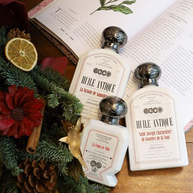 從博物館而來的香氛，Buly 1803推出羅浮宮系列身體乳、按摩油。