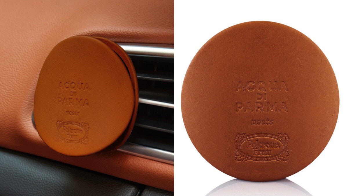 Acqua di Parma帕爾瑪之水車用擴香咖啡色皮套，不含膠囊NT4,350