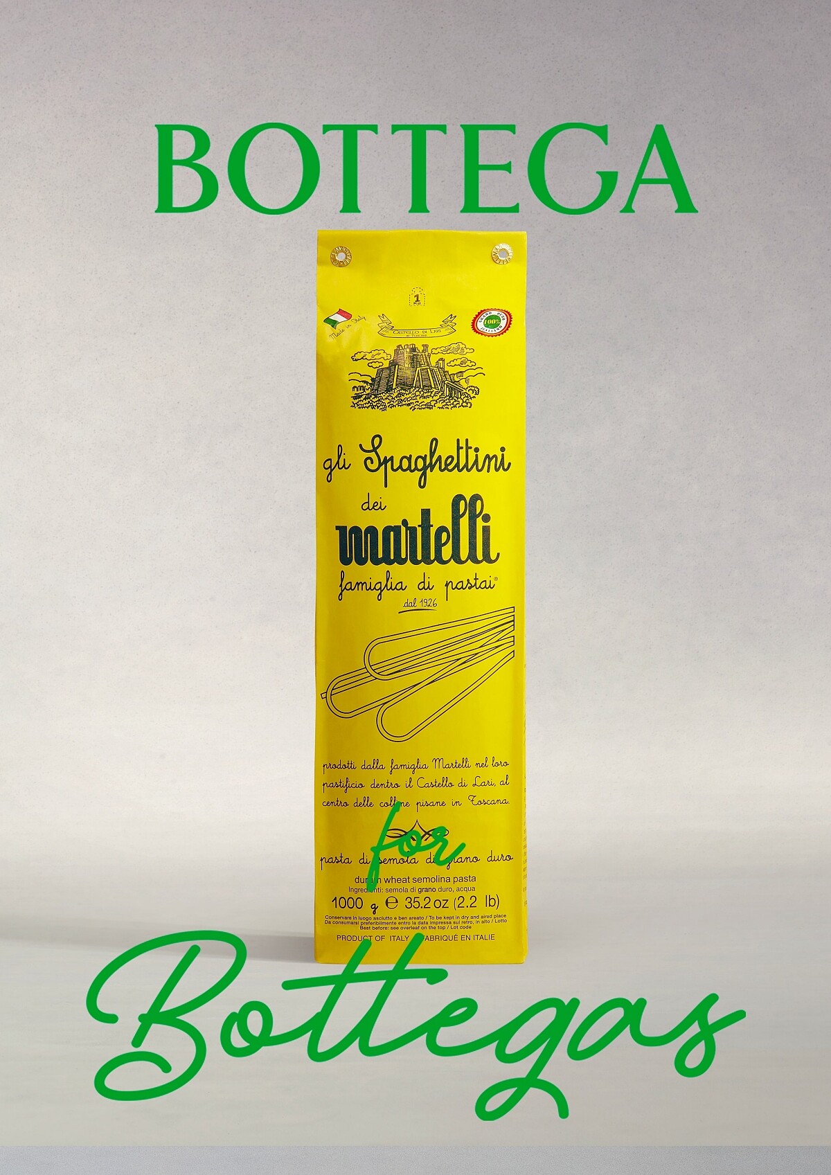 源自1926年的知名手工義大利麵 Pastificio Martelli。