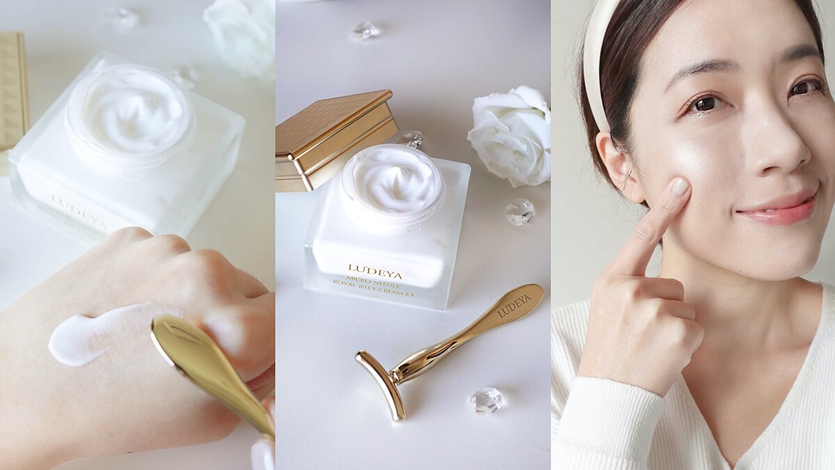 敏弱肌絕不能沒有的人生命定保養品！LUDEYA「金磚霜」，一抹逆齡抗老，又彈又緊實打造名模鑽石光高級臉！