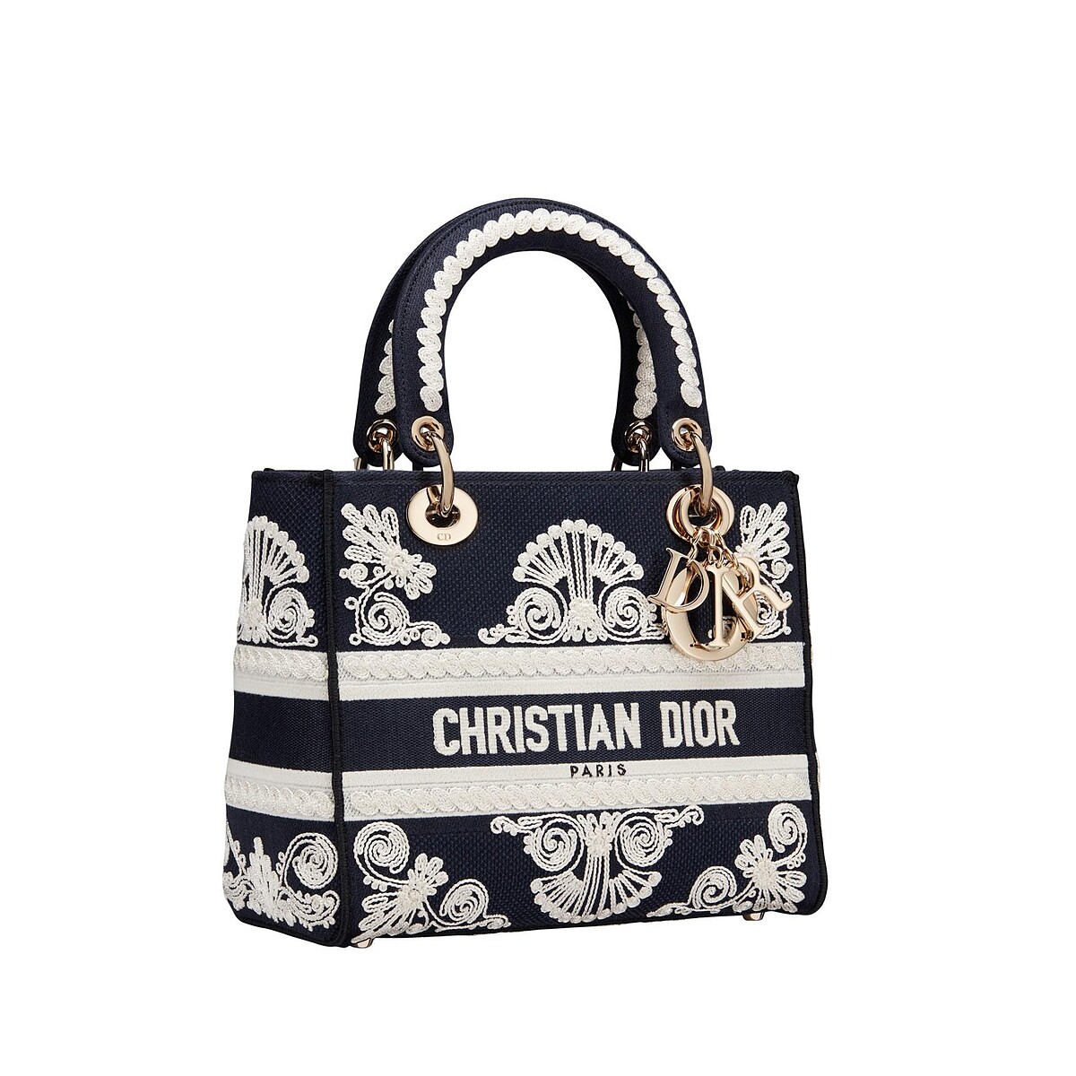 Lady Dior古典Cornely紋路刺繡帆布提包，NT150,000