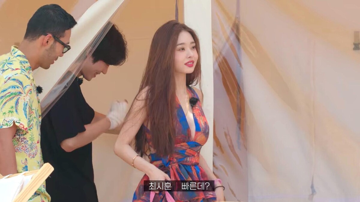 宋智雅 優雅雪紡洋裝