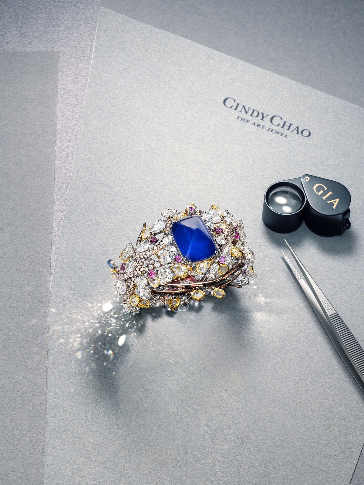 CINDY CHAO Black Label Masterpiece大師系列2021年亮點作品三__塞納河清晨手環