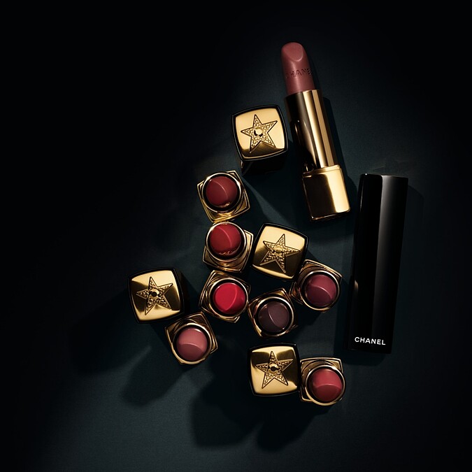 CHANEL香奈兒彗星絲絨唇膏情境圖。