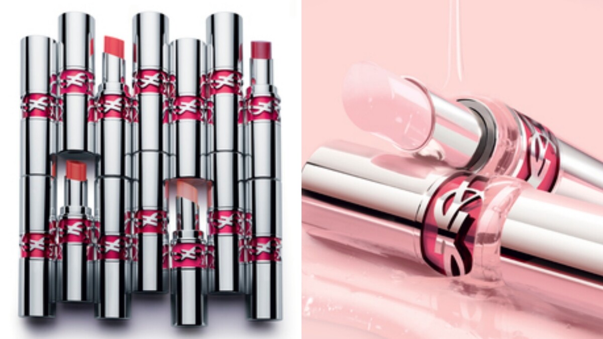 YSL情挑誘吻晶亮蜜唇膏獨特觸膚即融的蜜糖質地將雙唇包裹於糖釉光澤中，顯色且潤度超越傳統護唇膏。