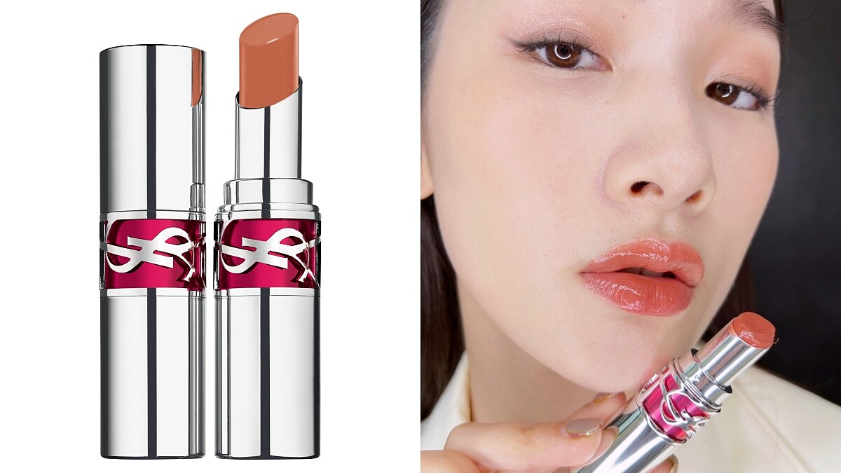 YSL情挑誘吻晶亮蜜唇膏(#4動心橙果)，NT1,380