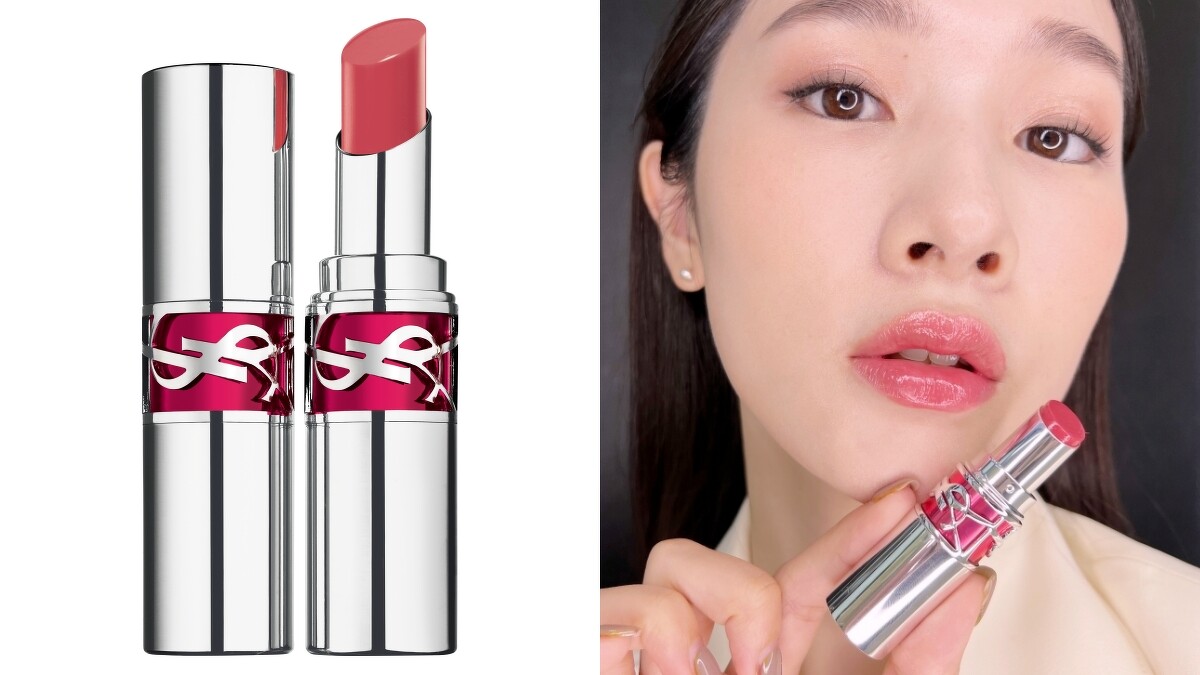 YSL情挑誘吻晶亮蜜唇膏(#5甜心草莓)，NT1,380