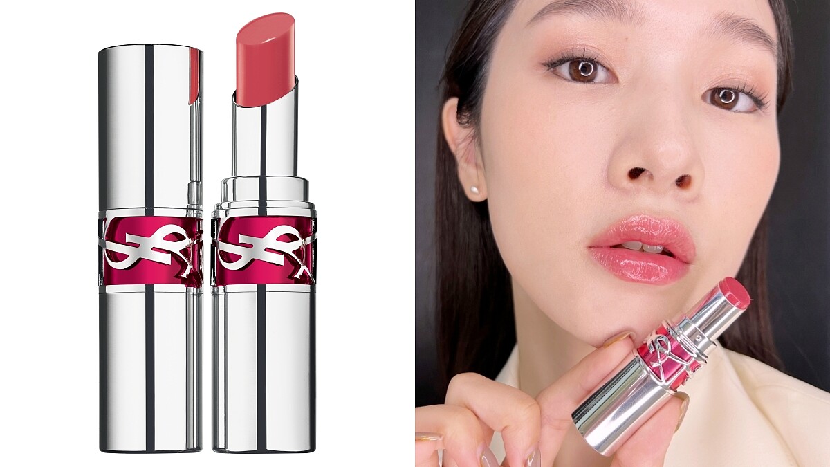 YSL情挑誘吻晶亮蜜唇膏(#5甜心草莓)，NT1,380