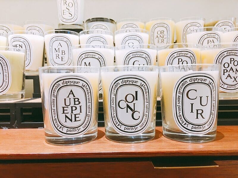 diptyque的香氛蠟燭眾多。