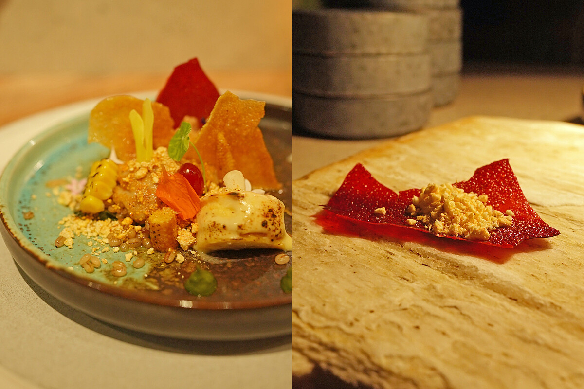 食材玉米為此道的主角。