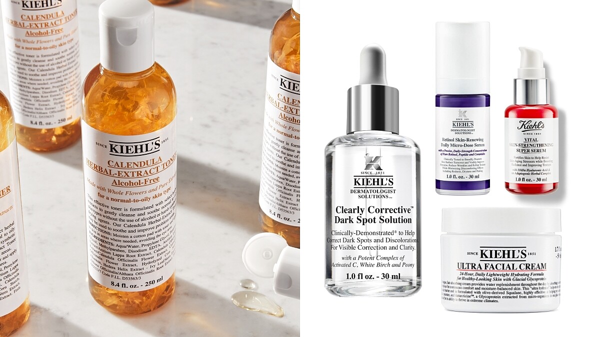 Kiehl’s 2021熱賣Top 5：金盞花化妝水最推薦、A醇精華一上市就入榜