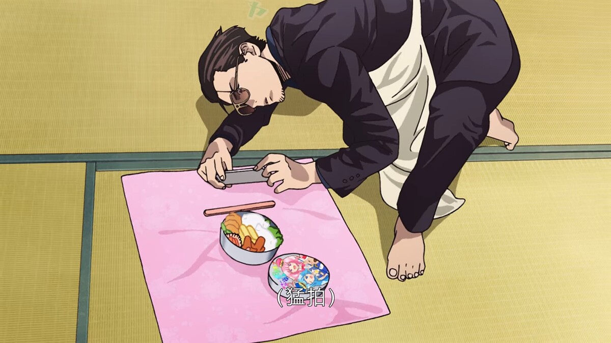 ▲▼《極道主夫》的阿龍外表凶狠，但家務一流，連可愛的便當都會做，而且做好還要自己拍照上傳IG。（圖／Netflix）