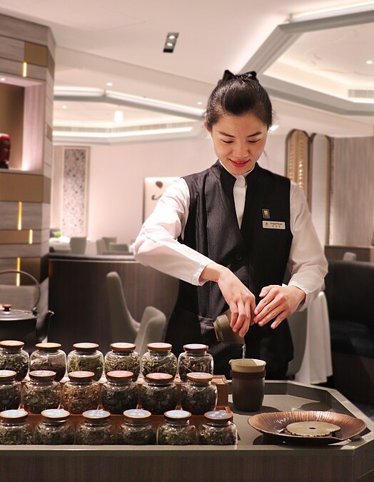 天香樓提供餐茶搭配(Tea Pairing)。