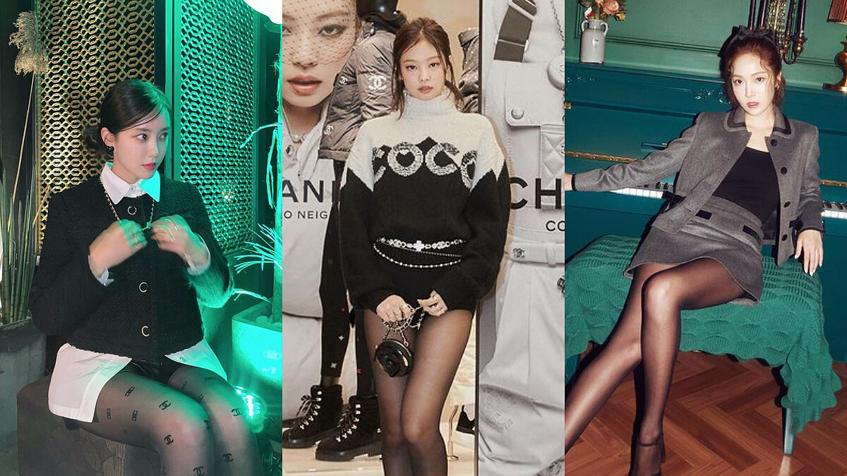 用絲襪打造冬日穿搭性感小心機！加碼6款精品印花、平價透膚黑色絲襪推薦