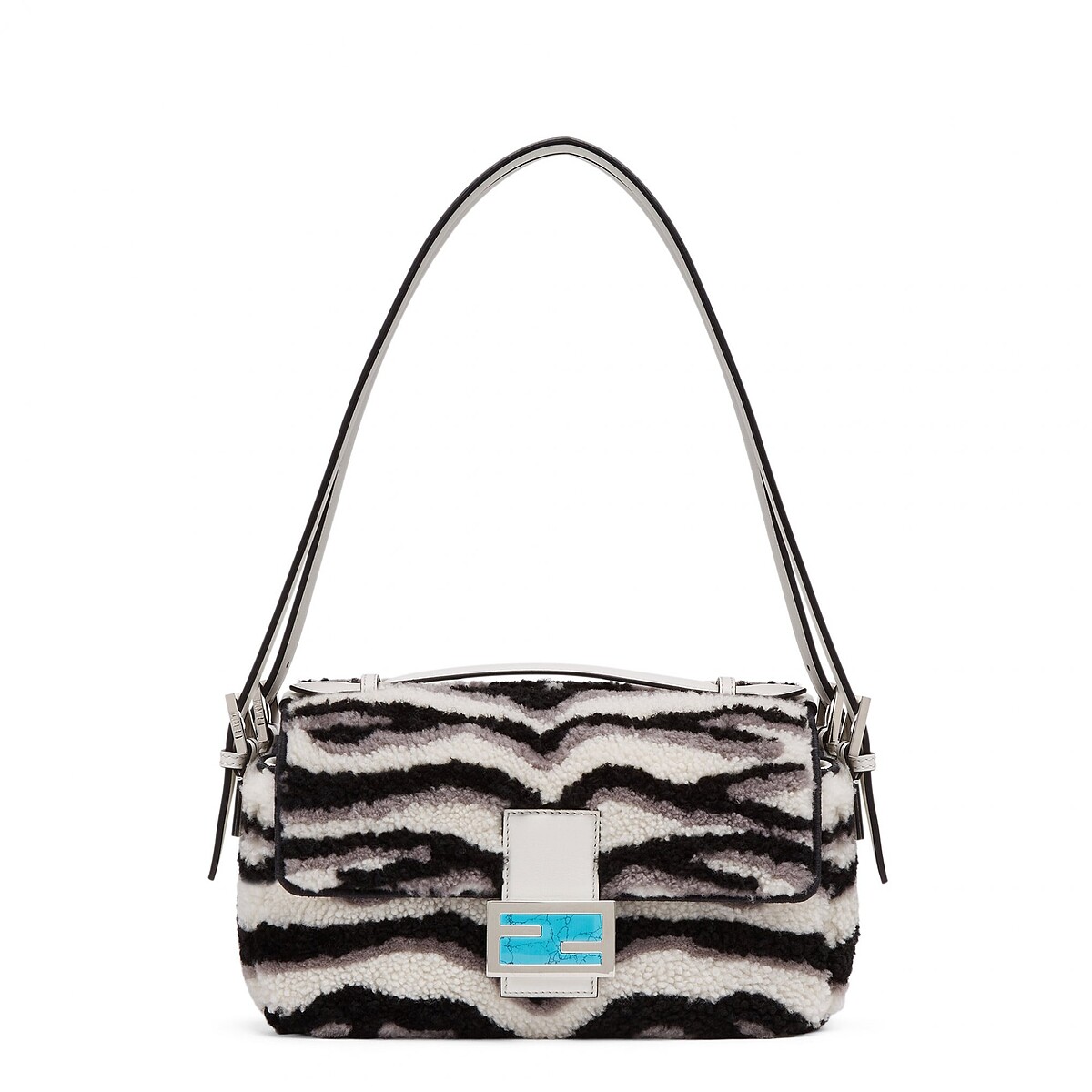 Fendi 新年系列虎紋羊絨Baguette，NT$255,000