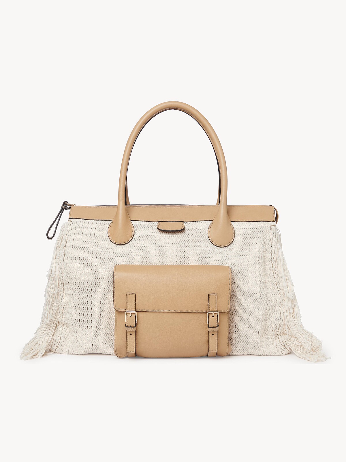 Chlo&eacute; Edith 象牙白大型醫生包，NT91,300。