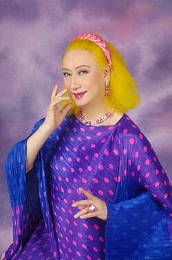 美輪明宏桌布-直覺(紫色)