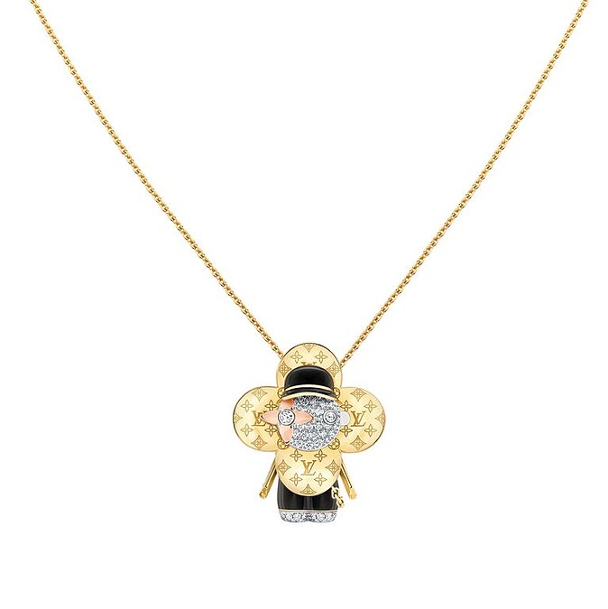 LV吉祥物vivienne珠寶項鍊/別針