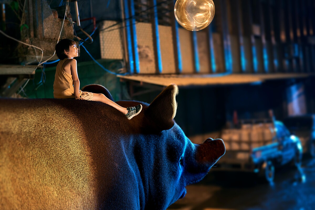 白潤音騎著準備吃掉大家惡夢的神獸