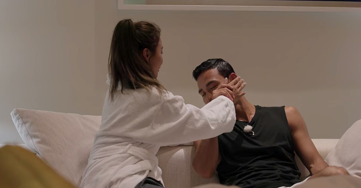 姜素妍、吳振澤互動親密