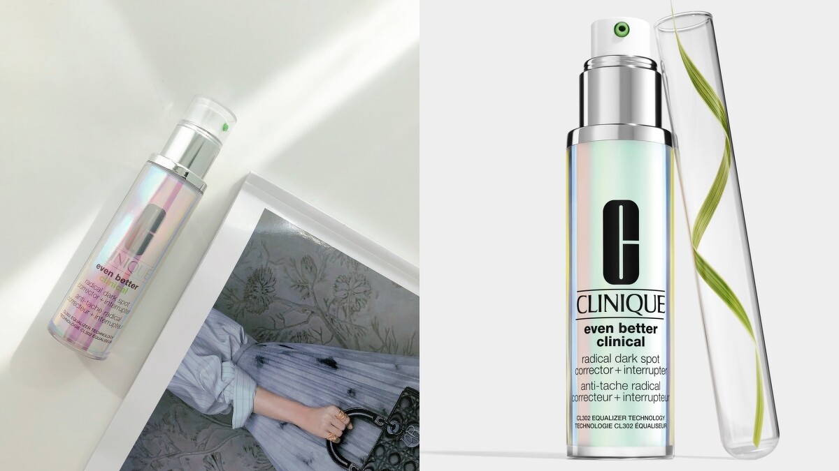 倩碧超激光勻淨白淡斑精粹情境圖。