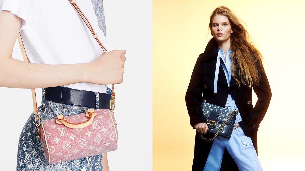 LV Dauphine、Speedy、Onthego換上Monogram丹寧新衣，還有隱藏版櫻花粉迷你Speedy缺貨中