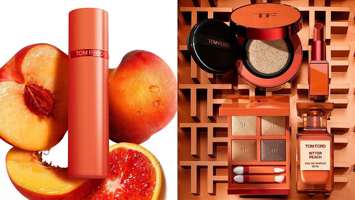 2022 Tom Ford蜜桃狂想，限量氣墊、口紅、眼影盤，新年最「橘」利！