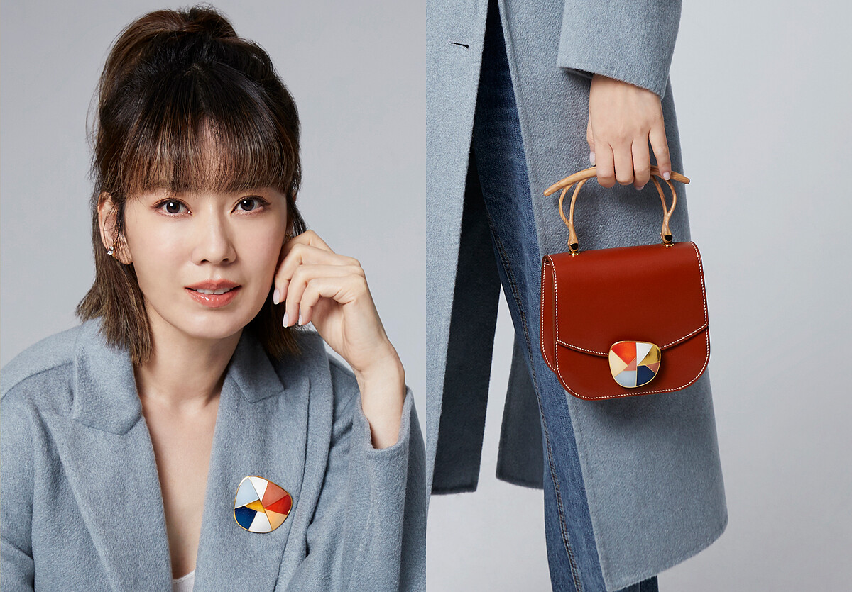 SAUVEREIGN 傳世金箔扣能作為髮飾、胸針、項鍊墜飾，或是裝飾於包款、腰帶、鞋履上。