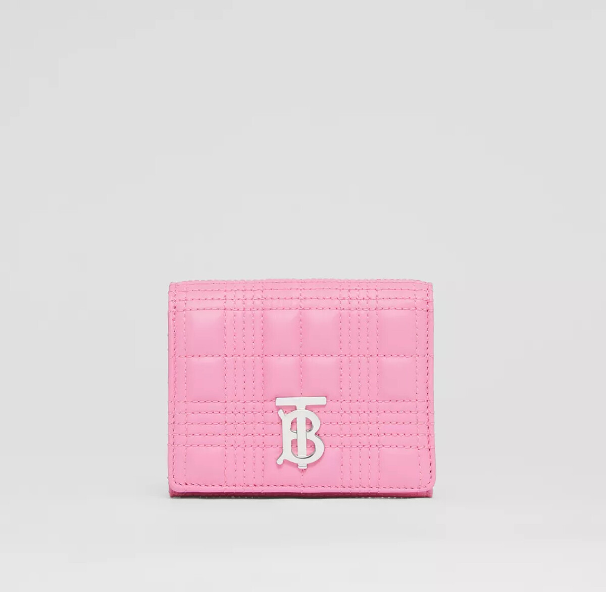 小型絎縫羔羊皮Lola對摺皮夾，NT21,900