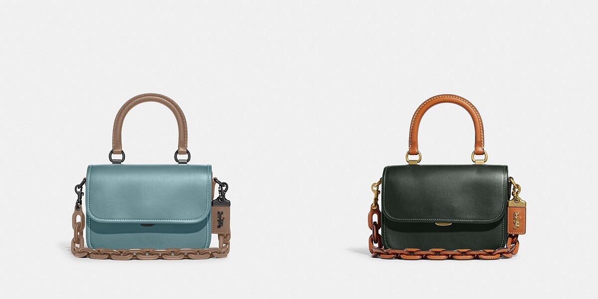 Coach Rouge撞色手袋，售價NT$27,800～28,000