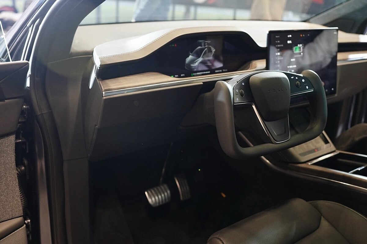 今日於 Tesla 台北內湖營運總部展示中心媒體預賞會現場。