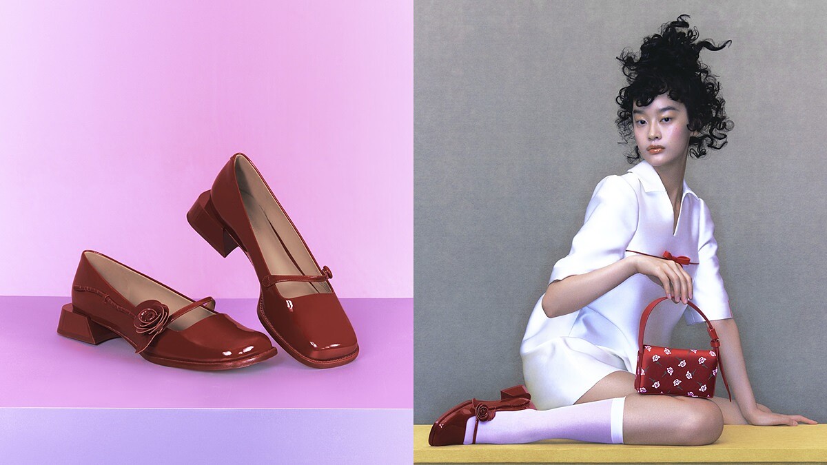 小CK攜手楊冪愛牌SHUSHU/TONG打造浪漫玫瑰花手提包、瑪莉珍鞋…售價這邊看