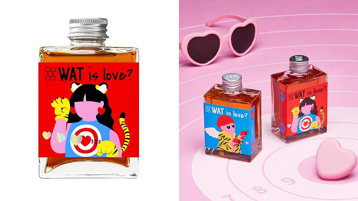 《WAT》2022情人節限定口味上市！「草莓可可雞尾酒」酸甜登場，還有俏皮虎妹妹包裝