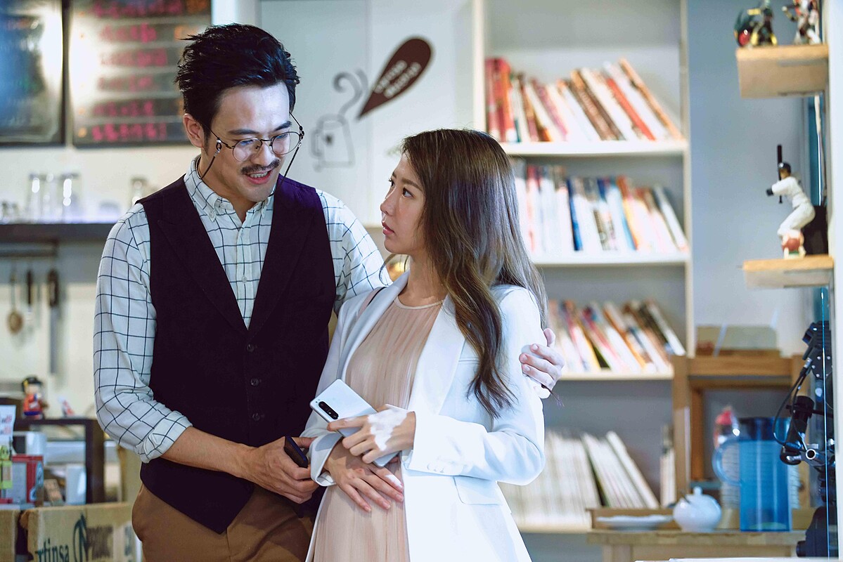 《無神之地不下雨》「智慧之神」顏毓麟（左）和「梳理女神」郭書瑤角色深受觀眾喜愛