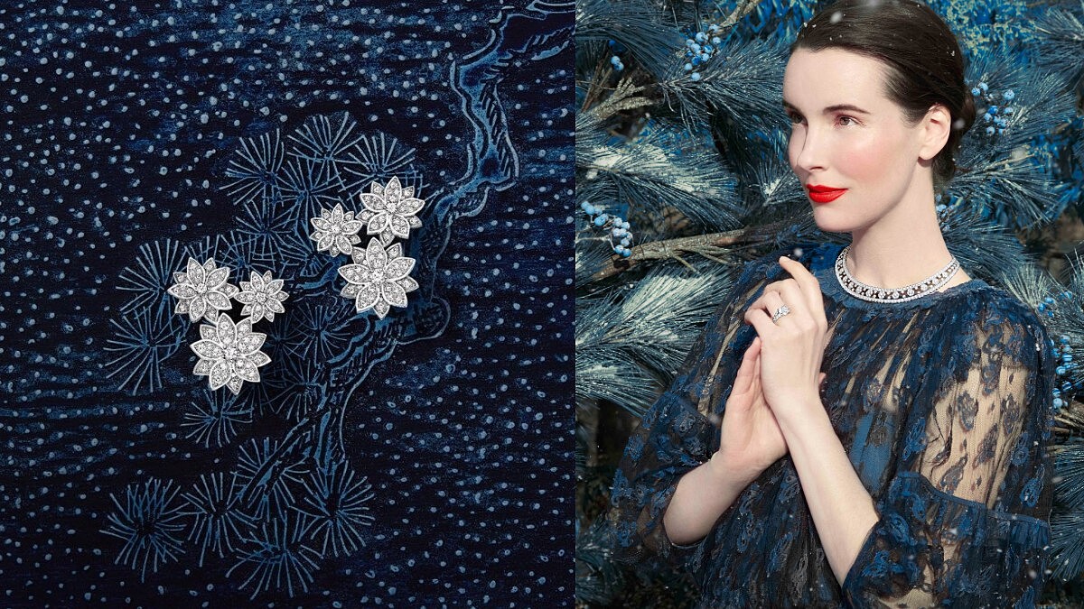 2022超夢幻新年禮物—梵克雅寶Diamond Breeze系列璀璨鑽石花束，為新年帶來幸運與希望~